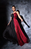 Floor length Evening gown with beautiful detailing Glamfe