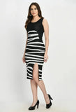 Bodycon Marble Print Dress