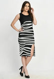 Bodycon Marble Print Dress