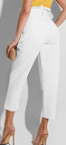 Chic and Cozy Tie Knot Cigarette Pants.