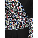 RANJ Jumpsuit Having V Neck And Sleeveless And Signature Print Drape Over The Body.(Black-XS)