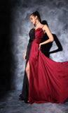 Floor length Evening gown with beautiful detailing Glamfe