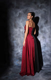 Floor length Evening gown with beautiful detailing Glamfe