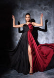 Floor length Evening gown with beautiful detailing Glamfe