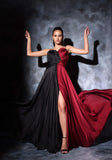 Floor length Evening gown with beautiful detailing Glamfe